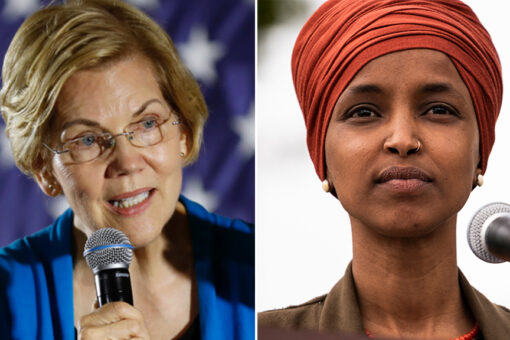 Progressives Warren, Omar, Tlaib defend activists breaking law to protest at Supreme Court justices’ homes