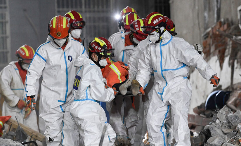 China building collapse survivor found almost 6 days later