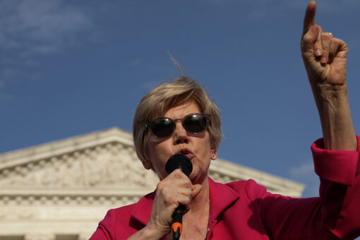 Furious Elizabeth Warren rallies protesters outside Supreme Court: ‘We are not going back!’