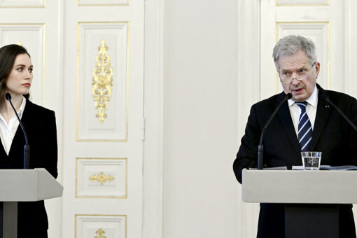 Finland president, prime minister urge the country to apply for NATO membership ‘without delay’