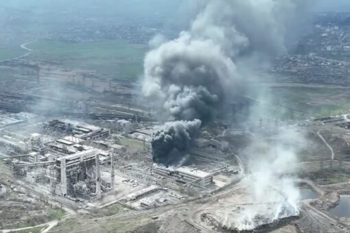 Russia denies assault on Ukraine steel facility amid civilian evacuation