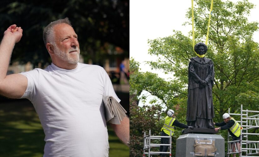 Vandal targets Margret Thatcher’s statue just hours after unveiling