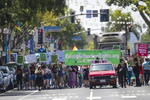 Pro-choice group targeting churches has links to Revolutionary Communist Party
