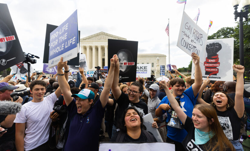 Supreme Court overturns Roe v. Wade: Photos of protesters, crowds outside high court