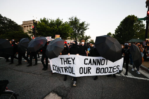 Antifa chant ‘burn it down’ at Supreme Court abortion ruling protest in DC