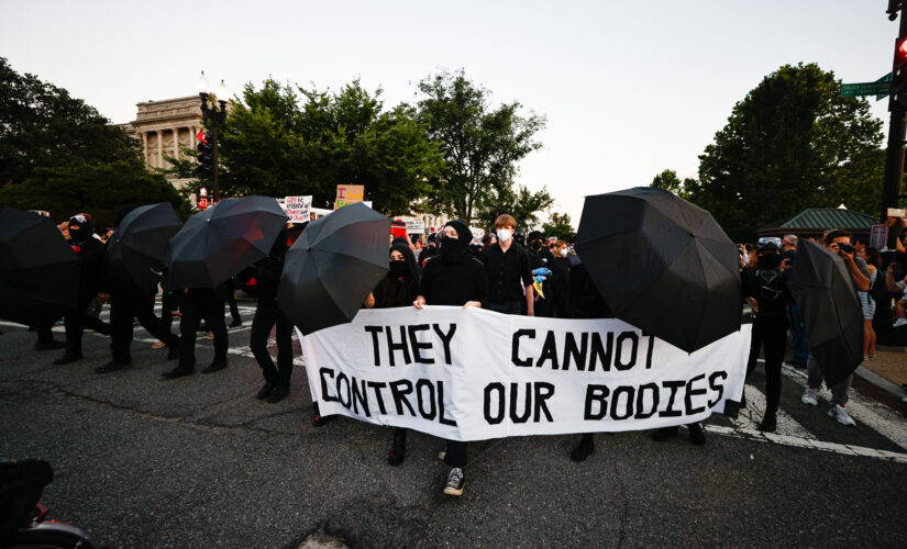 Antifa chant ‘burn it down’ at Supreme Court abortion ruling protest in DC