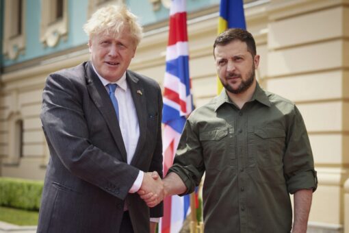 Boris Johnson makes second surprise visit to Ukraine