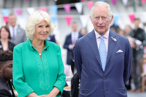 Prince Charles and Camilla, Duchess of Cornwall toast to Queen Elizabeth at Big Jubilee Lunch