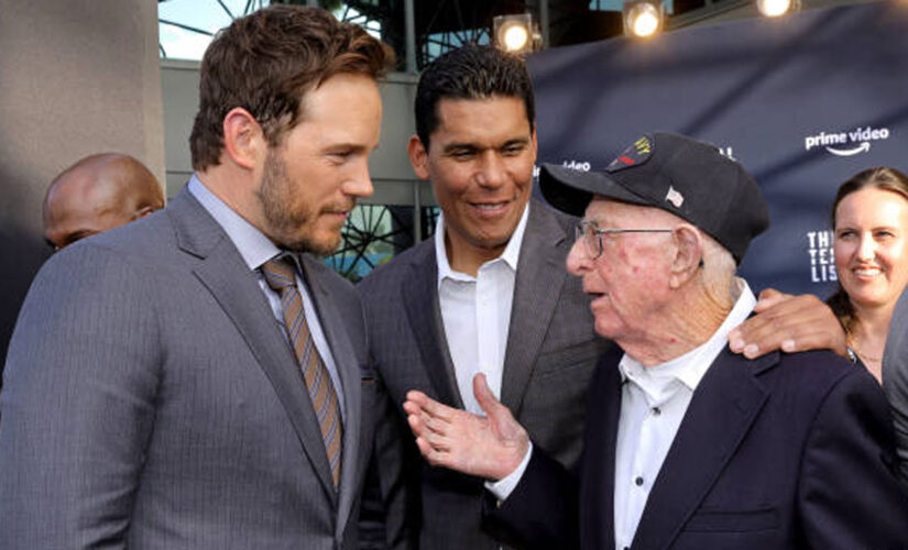 Chris Pratt surprised by WWII veterans at premiere of ‘The Terminal List’