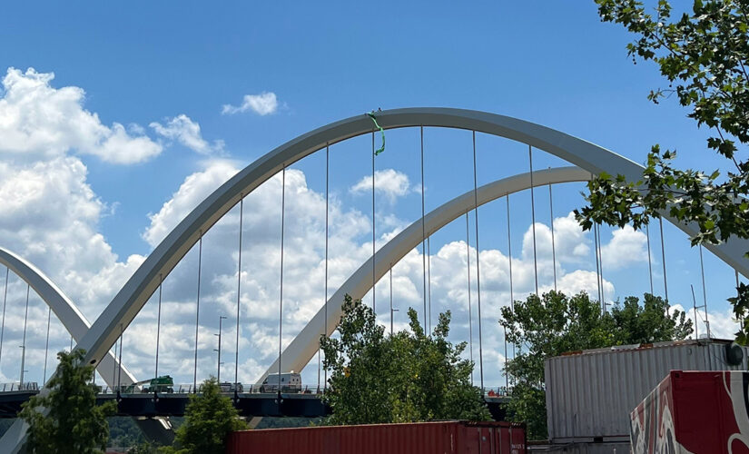 Pro-choice protester climbs down 70-foot-tall Washington, D.C. bridge, taken into police custody