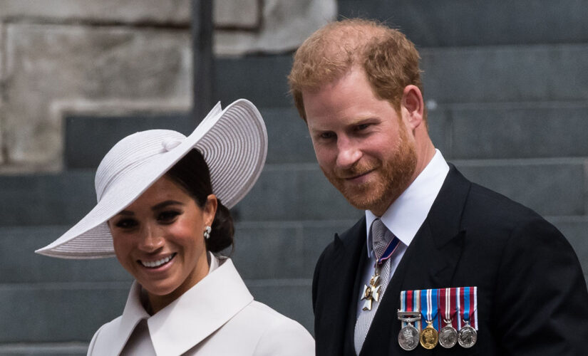 Prince Harry, Meghan Markle ‘careful to avoid any eye contact’ at service of thanksgiving: royal observer