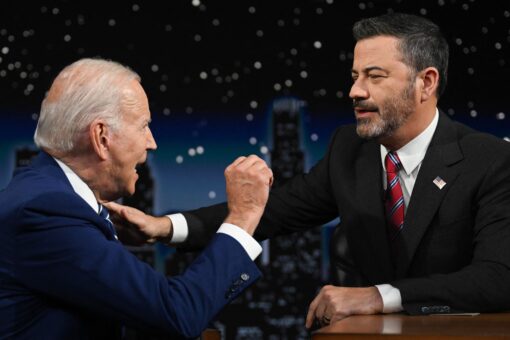 Biden touts economic success on Kimmel; Americans respond