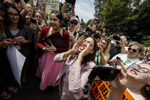 Abortion ruling: Protesters support AOC calling Supreme Court ruling ‘illegitimate’
