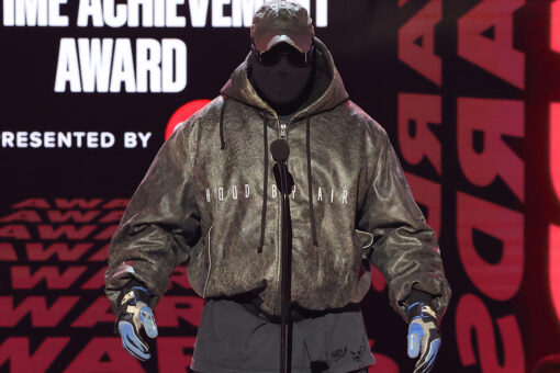 Kanye West makes first public appearance since Grammys snub, says he’s been ‘legally dead for a year’