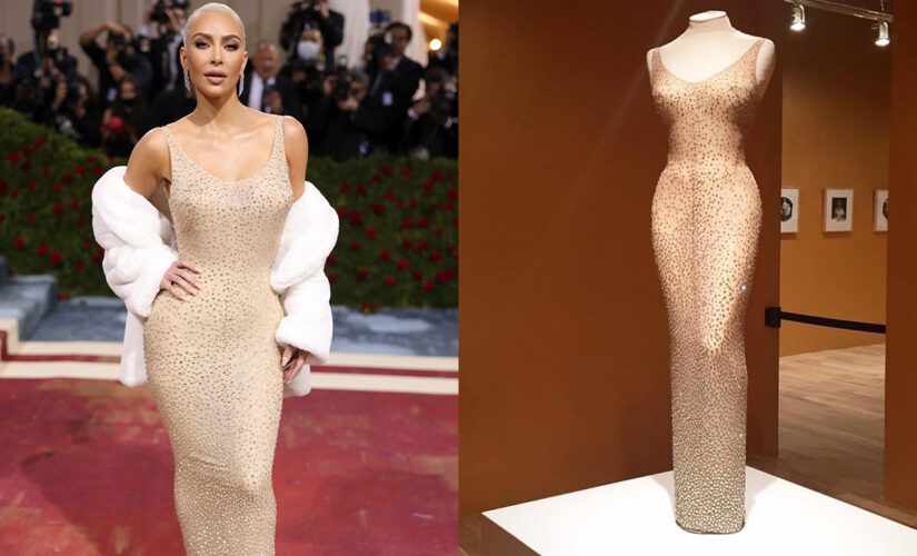 Kim Kardashian is accused of damaging Marilyn Monroe’s dress