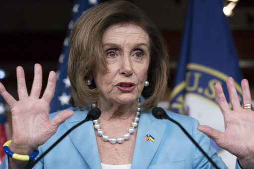Pelosi pressed on whether Dem rhetoric fueling violence against churches, pro-life clinics