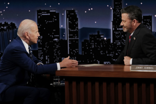 Biden takes aim at Republicans, Trump during appearance on ‘Jimmy Kimmel Live!’