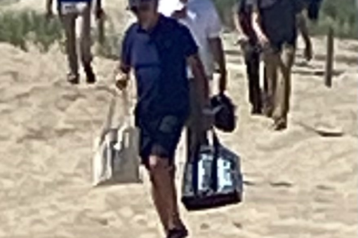 Biden spotted at Delaware beach after security scare