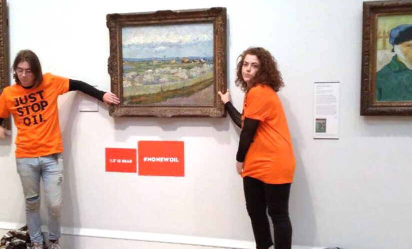 UK climate activists glue hands to Vincent van Gogh painting at London museum