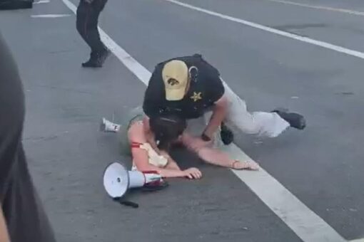 Biden protester rushes motorcade, gets tackled by Secret Service agent in LA