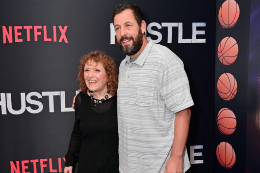 Adam Sandler brings his mom Judy to a special screening of ‘Hustle’