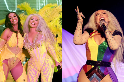 Christina Aguilera dusts off ‘Dirrty,’ performs ‘Lady Marmalade’ with Mya at LA Pride