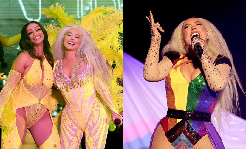 Christina Aguilera dusts off ‘Dirrty,’ performs ‘Lady Marmalade’ with Mya at LA Pride