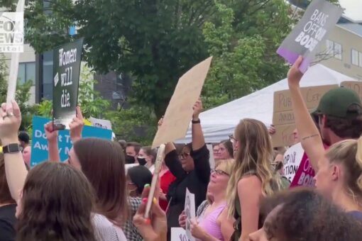 Cori Bush speaks at pro-choice rally where protesters call abortion ‘act of love,’ demand no restrictions