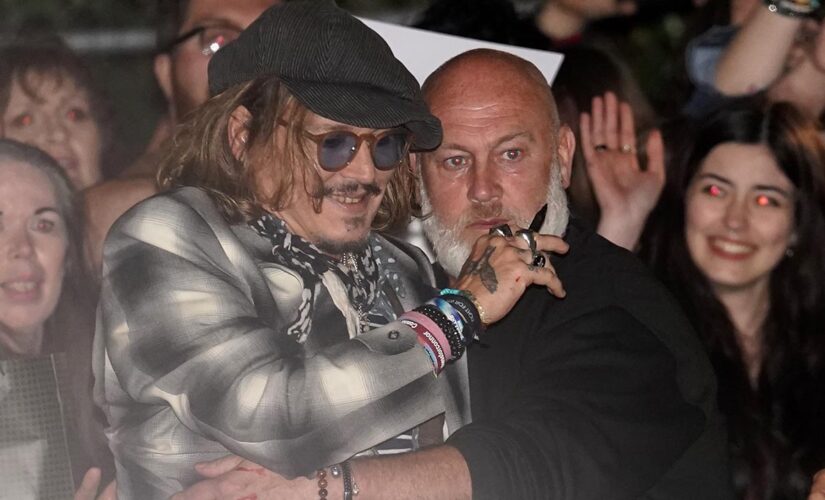 Johnny Depp mobbed by ‘Happy Birthday’-singing fans on last night of UK tour with Jeff Beck