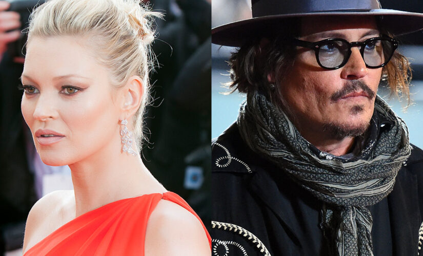 Kate Moss attends Johnny Depp’s concert in London