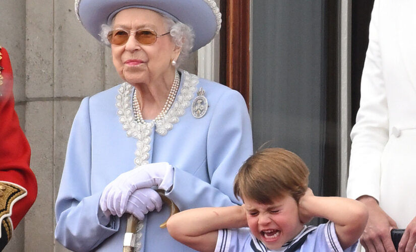 Prince Louis steals the show during the Trooping the Colour ceremony