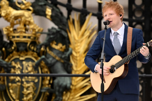 Ed Sheeran performs for Queen on final day of Platinum Jubilee celebrations