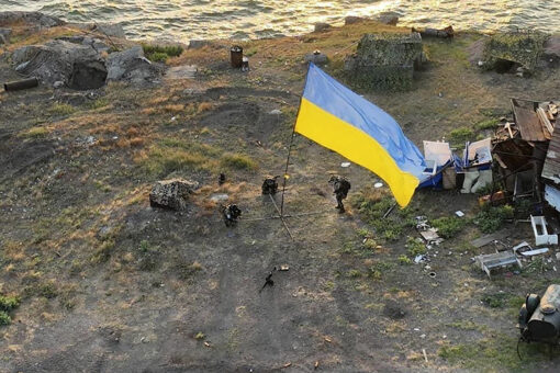 Ukraine raises flag over Snake Island in war gain