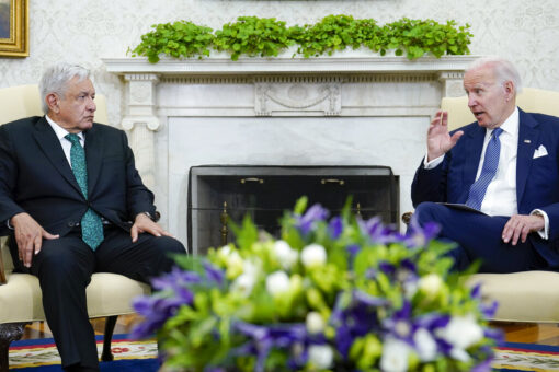 Biden, meeting with Mexican president, urges help from region to stop border smuggling