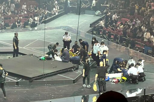 Hong Kong authorities to investigate after massive screen falls during concert, injures dancers