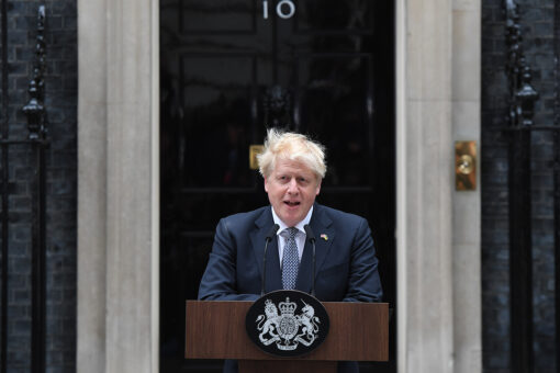 UK Prime Minister Boris Johnson announces resignation