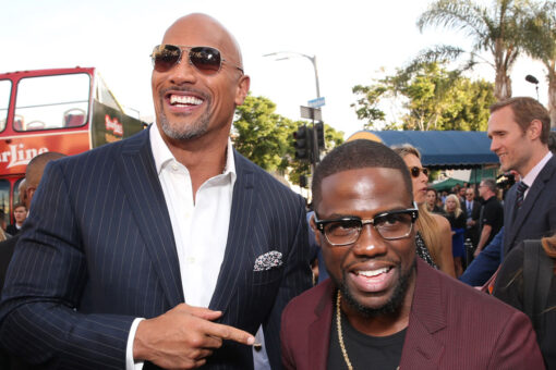 Kevin Hart, Dwayne Johnson perform TikTok tortilla challenge in viral video: ‘Trying to keep up’