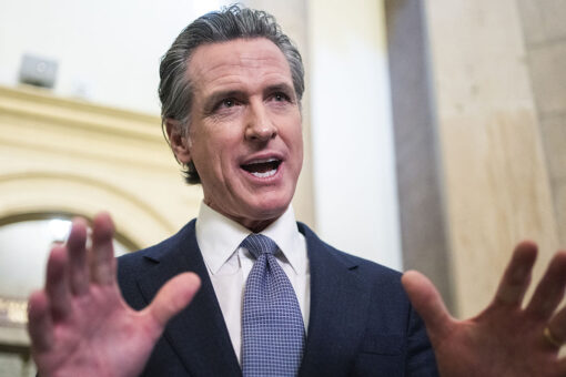 Gavin Newsom attacks Greg Abbott on gun control with ads touting law letting residents get paid for lawsuits
