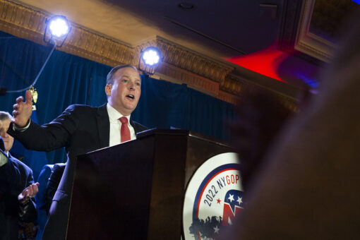 Lee Zeldin, New York GOP gubernatorial candidate, attacked at campaign stop