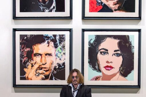 Johnny Depp’s debut art collection sells out in hours for nearly $4m