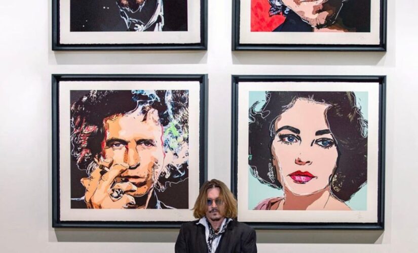 Johnny Depp’s debut art collection sells out in hours for nearly $4m