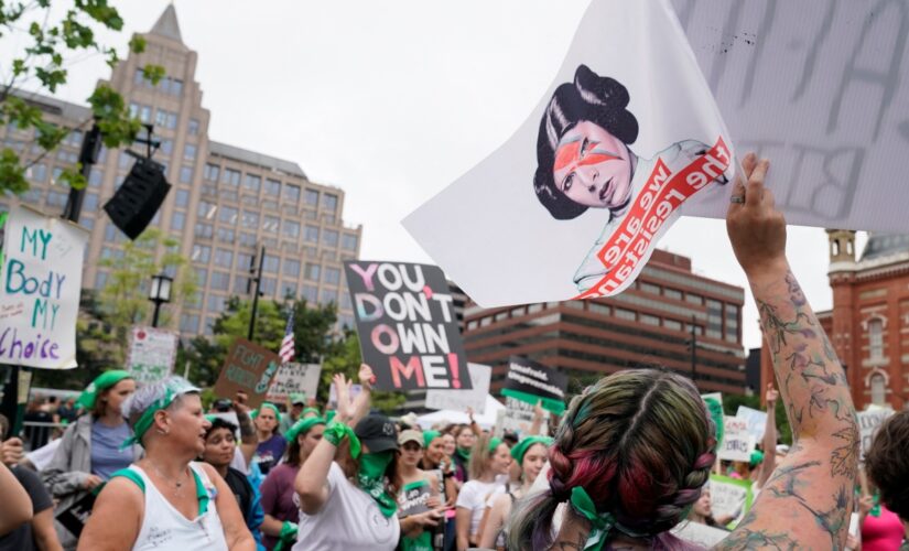 Women’s March abortion protest near White House pressures Biden to do more