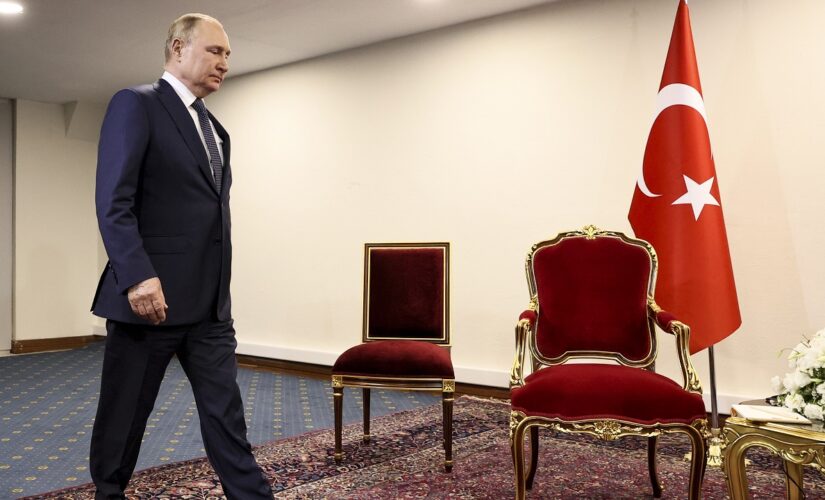 Video shows Putin standing awkwardly, waiting for Erdogan to show up for Iran meeting