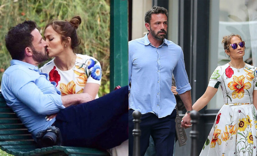 Jennifer Lopez, Ben Affleck pack on the PDA during Paris honeymoon