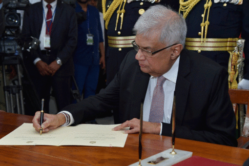 Sri Lanka’s newly elected president sworn into office