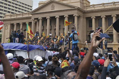 Sri Lankan president, prime minister to resign after protesters storm residences, set fire