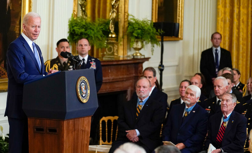 Biden awards Medal of Honor to four Vietnam veterans