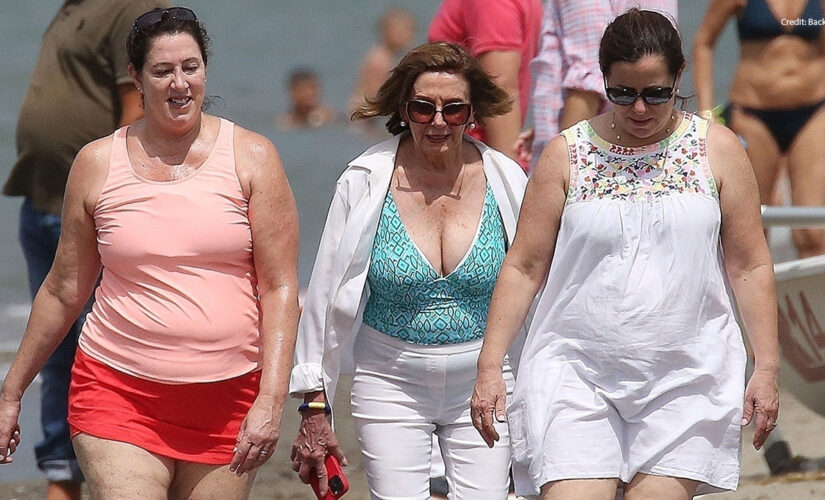See the pics: Pelosi hits Italian beach in luxury vacation as husband faces DUI charge