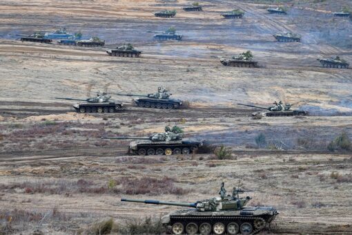 Belarus checks combat readiness on border, Ukraine secures Kyiv defenses