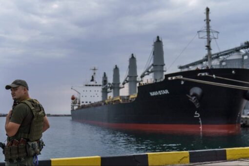 Ukrainian ports gradually opening up as three more ships loaded with food set to depart